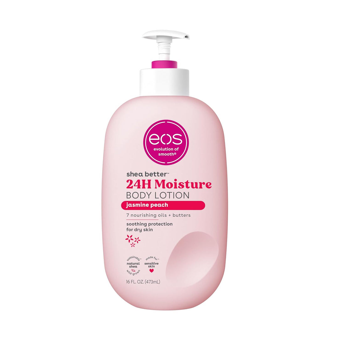 eos - Shea Better Moisture Body Lotion - Jasmine Peach